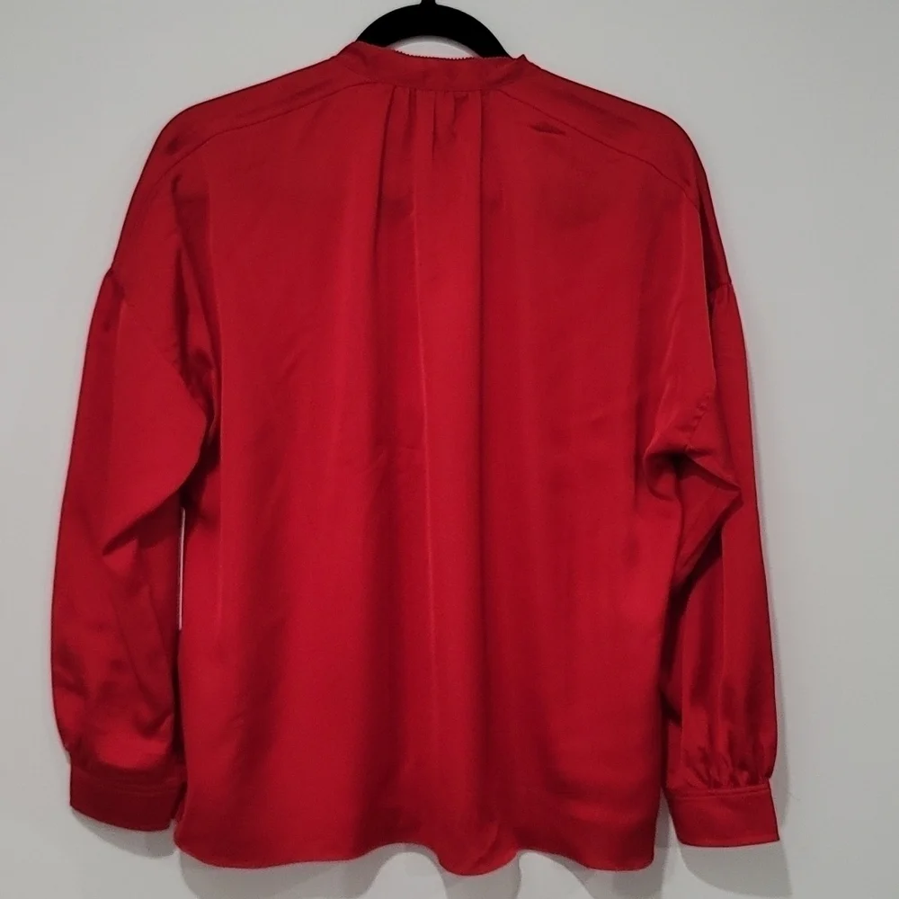 Laundry Red V-Neck Top - Goji Berry - Picture 12 of 13